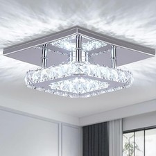 LED Crystal Ceiling Light